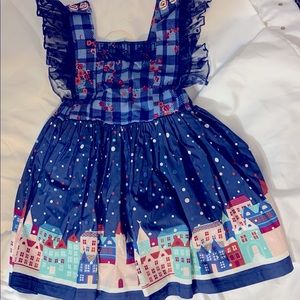 Wildflowers Christmas Dress - Size 4